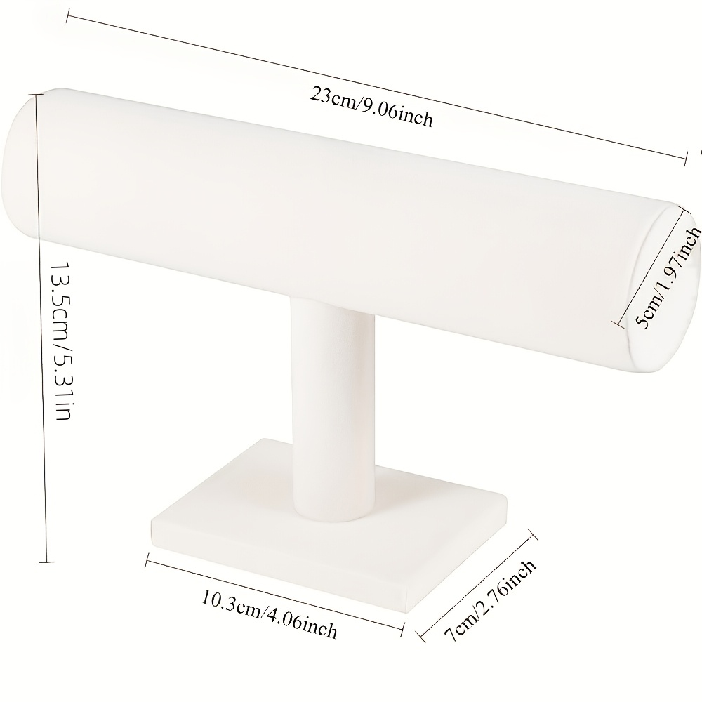 T-Shaped Bracelet Stand for Jewelry Storage